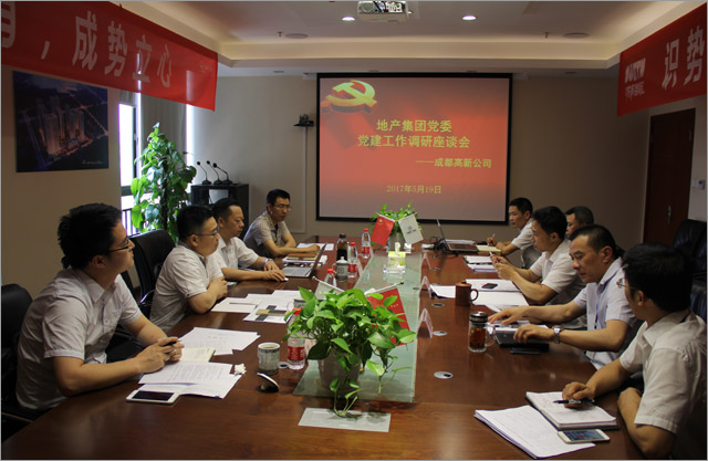 把握工作重点难点 确保节点目标实现——公司党委调研检查组赴成都高新公司开展调研检查