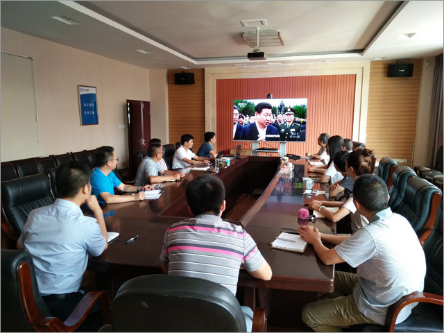自贡沿滩公司党委组织员工收看专题片《将改革进行到底》