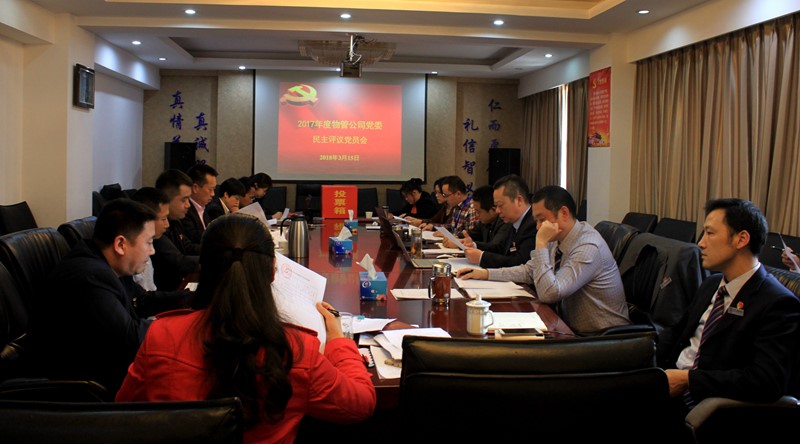 公司各单位党组织圆满召开2017年度基层党组织组织生活会并开展民主评议党员活动