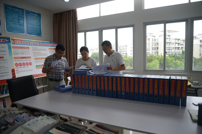 公司党委对福州公司党建工作暨“党旗红”专题党建活动进行检查调研