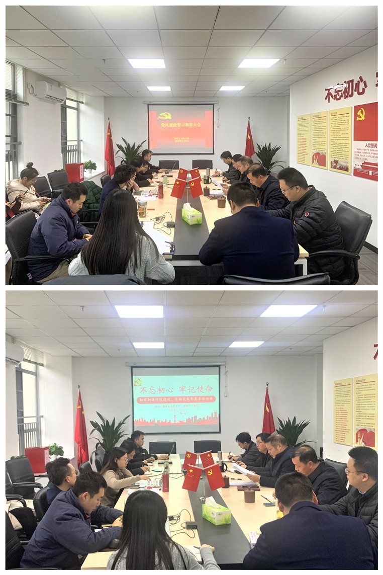 盈庭公司党支部开展党风廉政警示教育大会暨“党课开讲啦”活动
